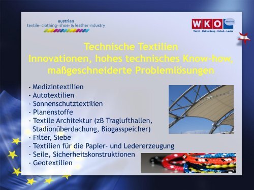 Vortrag Ing. Reinhard Backhausen - Die Textilindustrie