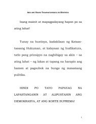 to read or download Corona's speech - InterAksyon