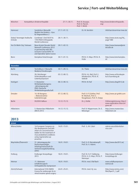 OrthopÃƒÂ¤die und Unfallchirurgie - Deutsche Gesellschaft fÃƒÂ¼r ...