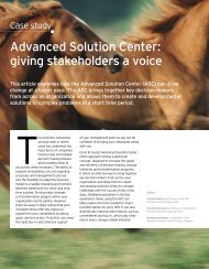 Advanced Solution Center: giving stakeholders a ... - Ernst & Young