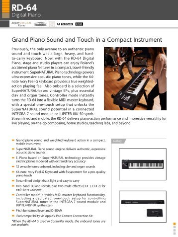 RD-64 Brochure - Roland