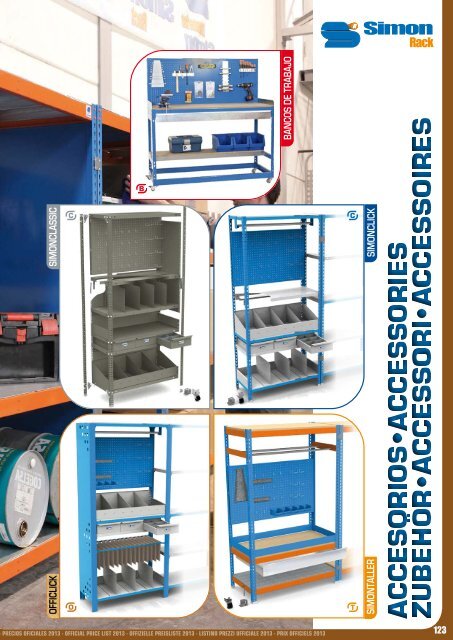 SIMONRACK BANDEJA 800X300 BLANCO