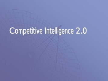 Competitive Intelligence 2.0 - Luc Quoniam