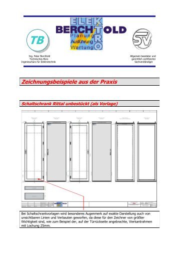 Elektro Dokumenation Beispiele - Seilbahn.net