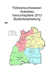 Bodenbearbeitung 2013 - LTZ Augustenberg