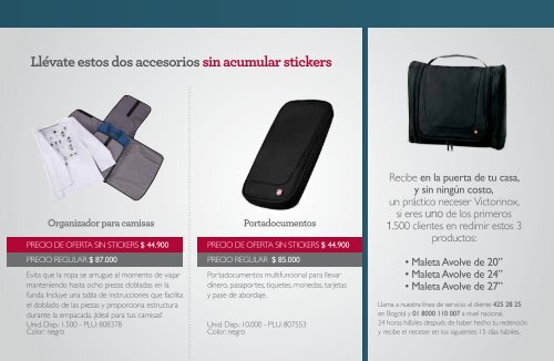 Cartilla Victorinox