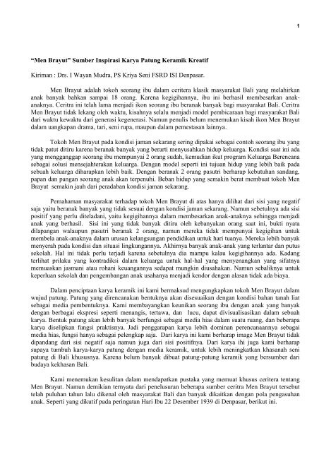 Cerpen Tentang Hari Ibu Penggambar