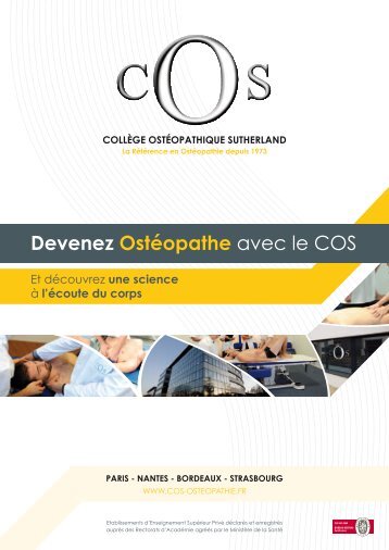 Devenez OstÃƒÂ©opathe avec le COS - L'Etudiant