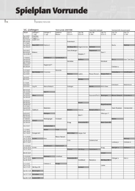 Vorrunde SAISON 07/08 - Link nicht gefunden