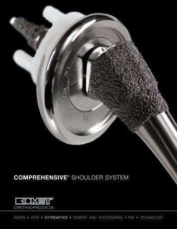 Comprehensive Ã‚Â® Shoulder System Product Brochure - Biomet
