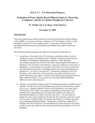 Estimation of Water Quality Based Effluent Limits for Compliance ...