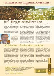 Dr. Heberer Naturheilmittel Nachrichten Nr. 3 (PDF) - blau-box.de