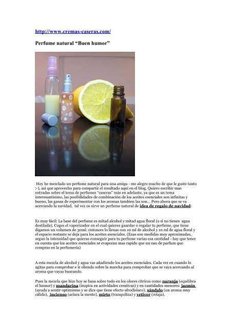 Cremas Caseras Pdf Archivo Libre
