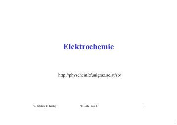 Elektrochemie