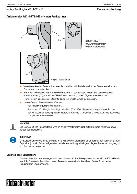 MD10-FTL-HE en:key Ventilregler