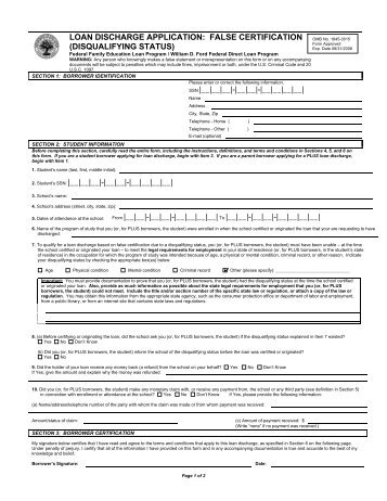 false certification (disqualifying status) - KHEAA