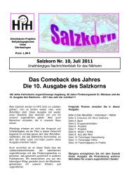 Salzkorn Nr 10.pdf - Förderungswerk St. Nikolaus Dürrlauingen