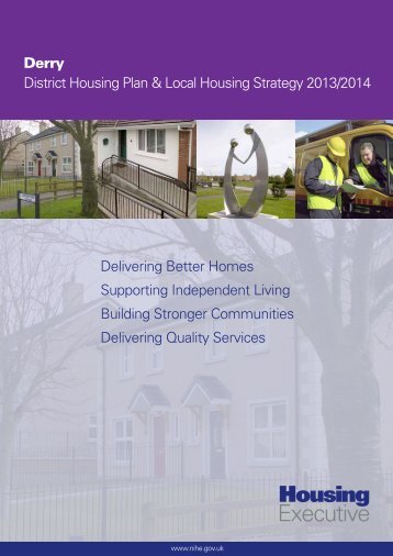 Derry District Housing Plan 2013 - Northern Ireland Housing Executive