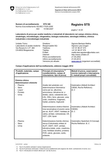 Registro STS - Seco