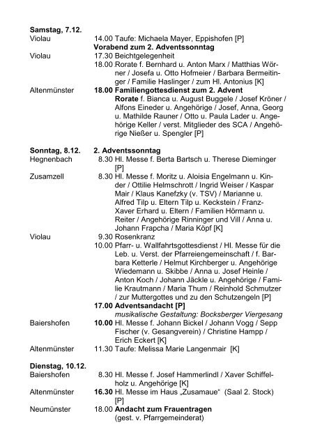 Pfarrbrief 12-2013 - Bistum Augsburg