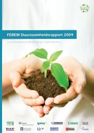 FEBEM Duurzaamheidsrapport 2009