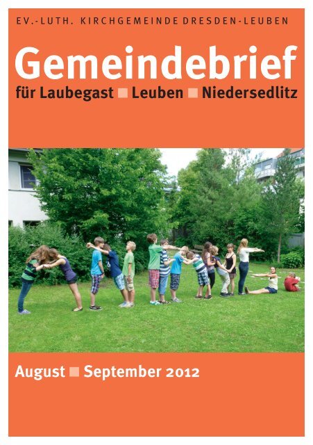 Gemeindebrief August / September 2012 - Ev.-Luth. Kirchgemeinde ...