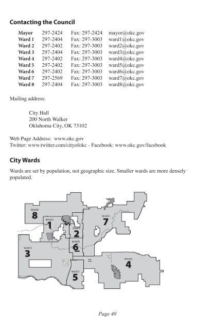 Guide to City Government (PDF) - City of Oklahoma City