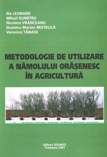 Metodologie de utilizare a namolului orasenesc in agricultura.pdf