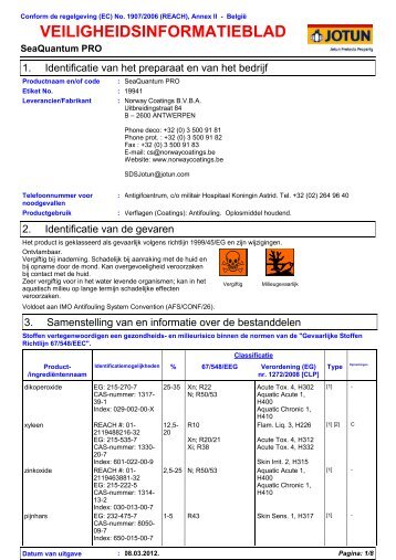 veiligheidsinformatieblad - Jotun