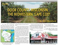 The âCape Codâ of Wisconsin? - Vitality Magazine Cape Cod