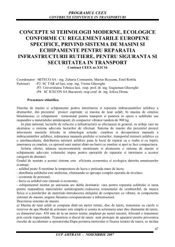 concepte si tehnologii moderne, ecologice conforme cu ... - IPA SA