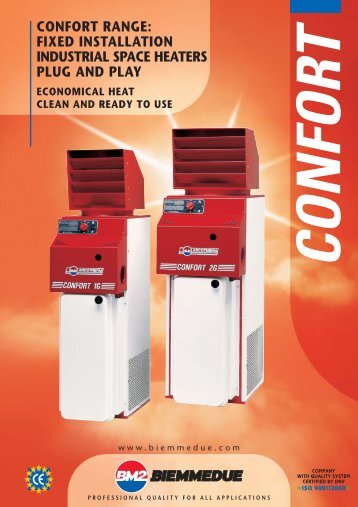 CONFORT RANGE: FIXED INSTALLATION INDUSTRIAL SPACE ...