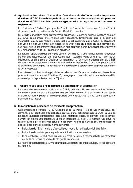 Organismes de placement collectif - Alfi