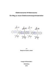 Elektronenarme N-Heteroacene - Ruprecht-Karls-Universität ...