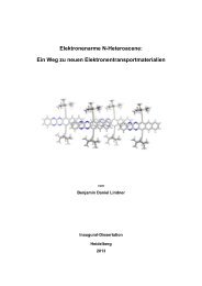 Elektronenarme N-Heteroacene - Ruprecht-Karls-Universität ...