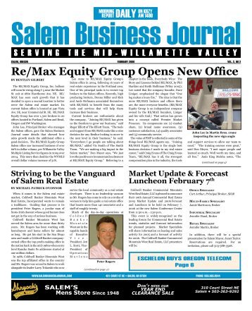 Re/Max Equity Group Opens New Office - Salem Business Journal