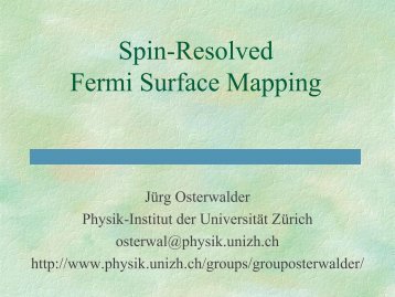 Spin-Resolved Fermi Surface Mapping