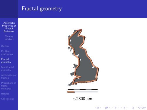 Arithmetic Properties of Fractal Estimates - Department of ...