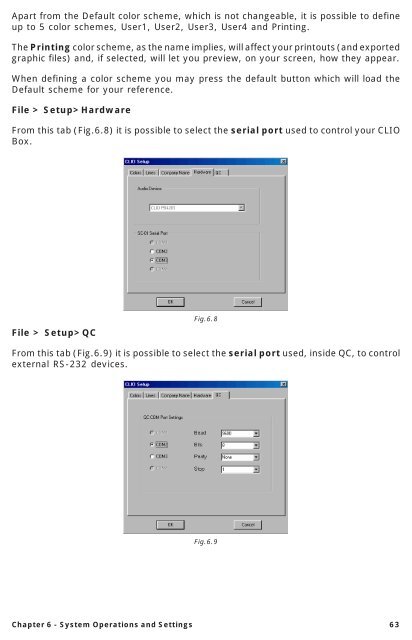 CLIOwin 6.5 PCI User's Manual - Audiomatica Srl