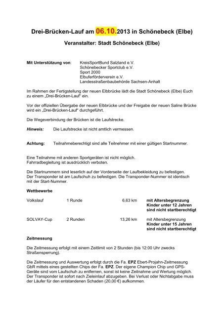 06.10.13 / Drei-Bruecken-Lauf in Schoenebeck - No-IP