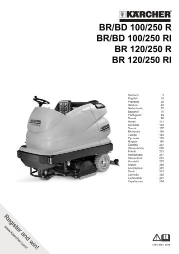 BR/BD 100/250 R BR/BD 100/250 RI BR 120/250 R BR ... - KÃ¤rcher