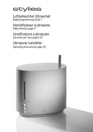 Luftbefeuchter Ultraschall Humidificateur Ã  ultrasons ... - Air Naturel