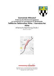 Gemeinde Wilnsdorf Teilfläche Tiefenrother Höhe / Gernsbacher ...