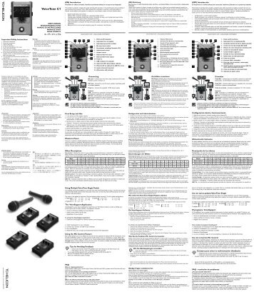 VoiceTone C1 - TC-Helicon