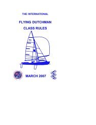 A5 version - International Flying Dutchman Class