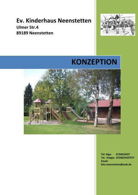 Konzeption Kinderhaus - Neenstetten