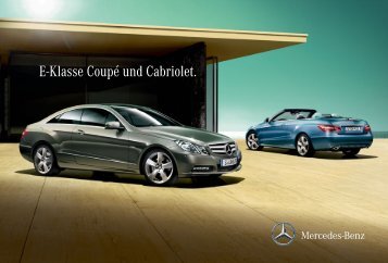 E-Klasse Coupé und Cabriolet. - Mercedes-Benz Македонија