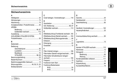 GEBRAUCHSANWEISUNG OPERATING INSTRUCTIONS