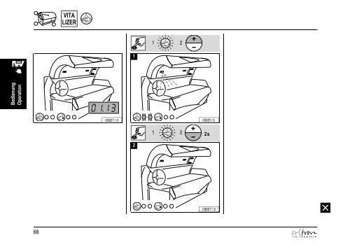 GEBRAUCHSANWEISUNG OPERATING INSTRUCTIONS