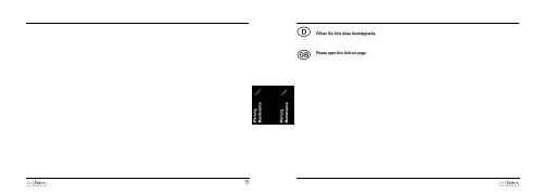 GEBRAUCHSANWEISUNG OPERATING INSTRUCTIONS